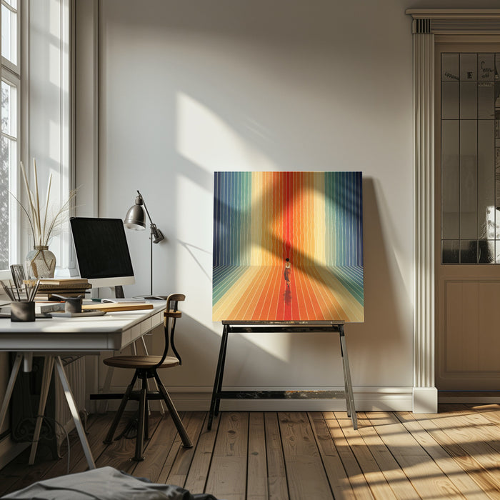Here I Come by Taudalpoi Square Canvas Print Art for Modern Home Decor. Decorate your office or living room with canvas artwork