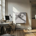Magpie II Square Canvas Art  Gabriella Roberg 