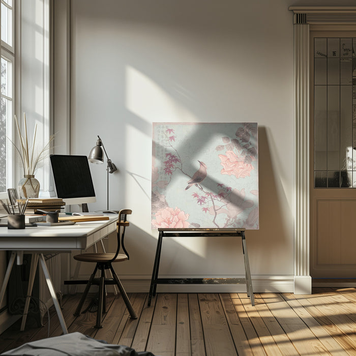 Chinoiserie No2 Square Canvas Art  Andrea Haase 