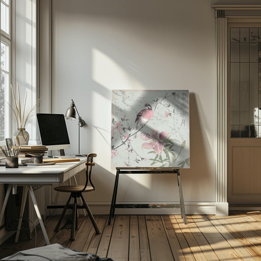Chinoiserie No1 Square Canvas Art  Andrea Haase 