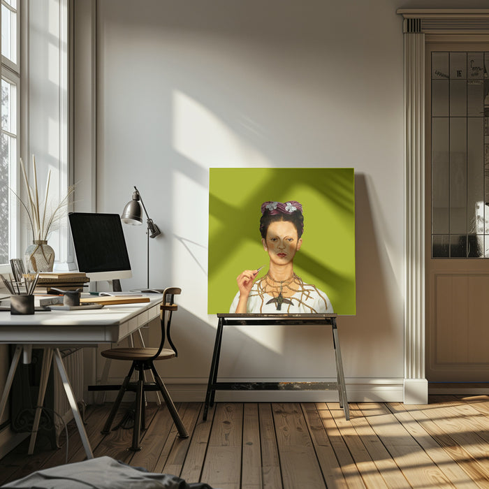 Don't Overdo by Artem Pozdniakov Square Canvas Print Art for Modern Home Decor. Decorate your office or living room with canvas artwork