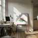 Dino Yaprak Sirtli Tatalos by Emel Tunaboylu Square Canvas Print Art for Modern Home Decor. Decorate your office or living room with canvas artwork