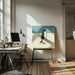 Penguin by Vision Grasp Art Square Canvas Print Art for Modern Home Decor. Decorate your office or living room with canvas artwork