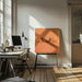 Orange by Julia Ramiro Square Canvas Print Art for Modern Home Decor. Decorate your office or living room with canvas artwork