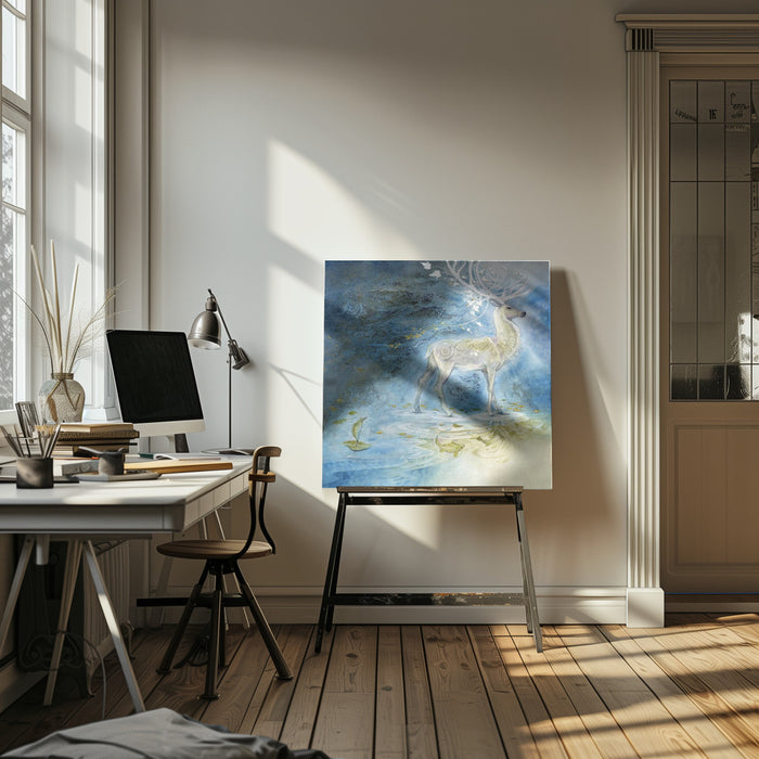 Legato by Stephanie Law Square Canvas Print Art for Modern Home Decor. Decorate your office or living room with canvas artwork
