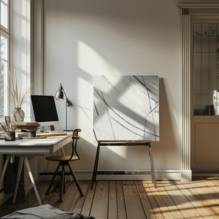 Scratched #1 by Alma Square Canvas Print Art for Modern Home Decor. Decorate your office or living room with canvas artwork