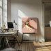 Pouncing cat Var by Little Dean Square Canvas Print Art for Modern Home Decor. Decorate your office or living room with canvas artwork