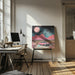 SpaceRide 4.0 by Samantha Hearn Square Canvas Print Art for Modern Home Decor. Decorate your office or living room with canvas artwork