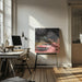 SpaceRide 6.0 by Samantha Hearn Square Canvas Print Art for Modern Home Decor. Decorate your office or living room with canvas artwork