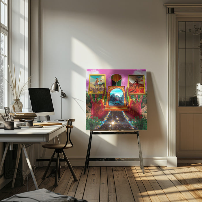 ALCHEMY by CosmoZach Square Canvas Print Art for Modern Home Decor. Decorate your office or living room with canvas artwork