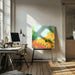 Colorful Garden by Kristian Gallagher Square Canvas Print Art for Modern Home Decor. Decorate your office or living room with canvas artwork