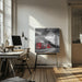 Typical London by Melanie Viola Square Canvas Print Art for Modern Home Decor. Decorate your office or living room with canvas artwork