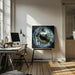 Lost In Your Eye Aquatic by Alirıza ÇAKIR Square Canvas Print Art for Modern Home Decor. Decorate your office or living room with canvas artwork