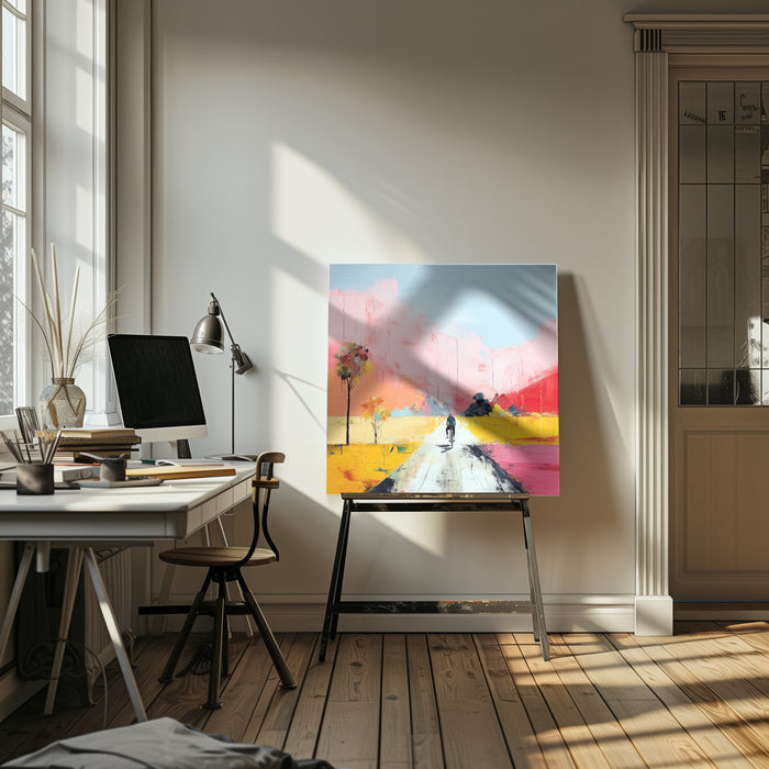 Second World 3 by Justyna Jaszke Square Canvas Print Art for Modern Home Decor. Decorate your office or living room with canvas artwork