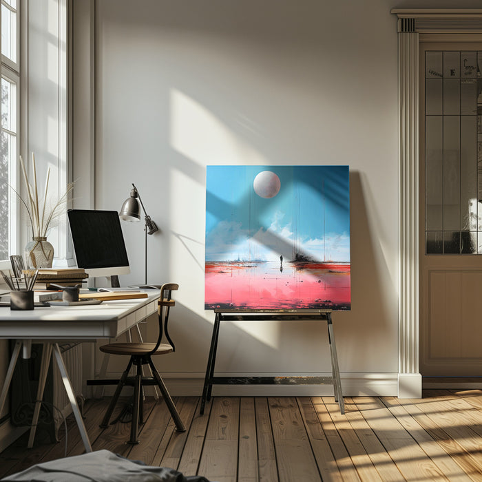Second World 1 by Justyna Jaszke Square Canvas Print Art for Modern Home Decor. Decorate your office or living room with canvas artwork