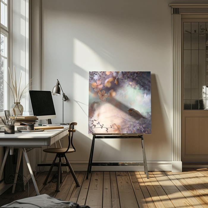 Hydrangea fantasy Square Canvas Art  Teuni 