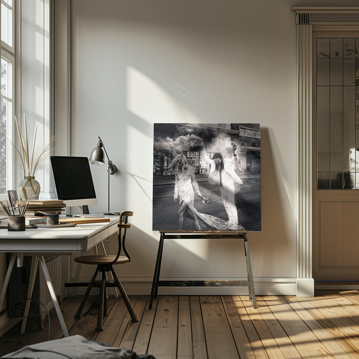 North Las Vegas Square Canvas Art  Kurt Klein 
