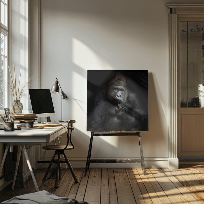 IMHO .... Square Canvas Art  Antje Wenner-Braun 