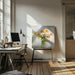 In the window by Mandy Disher Square Canvas Print Art for Modern Home Decor. Decorate your office or living room with canvas artwork