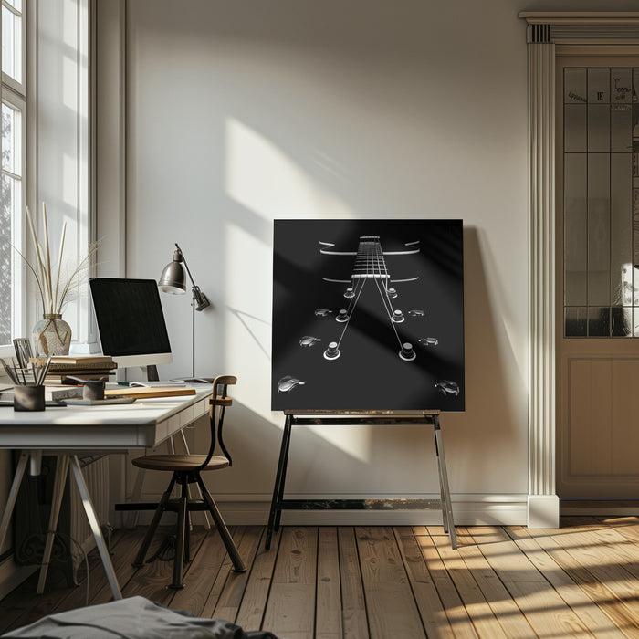 My New Baby by Kim Lennert Simonsen Square Canvas Print Art for Modern Home Decor. Decorate your office or living room with canvas artwork