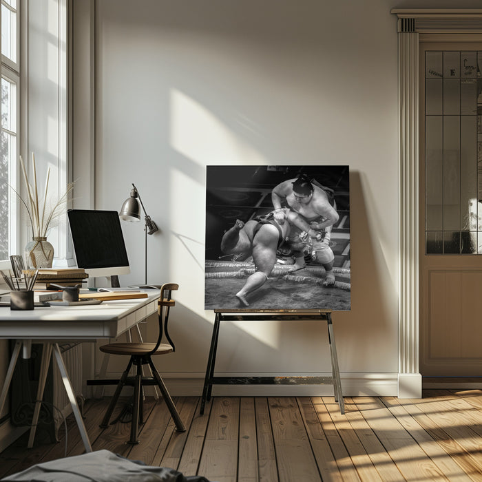 Push! by Gunarto Song Square Canvas Print Art for Modern Home Decor. Decorate your office or living room with canvas artwork
