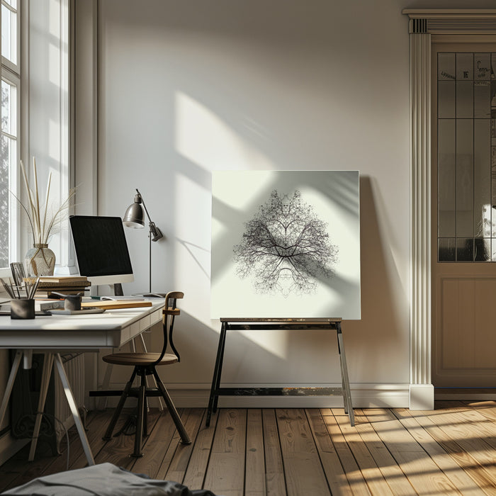 Rorschach Test by Nadav Jonas Square Canvas Print Art for Modern Home Decor. Decorate your office or living room with canvas artwork