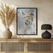 Lynx portrait in the fog Framed Art Santiago Pascual Buye | Home or Office Art