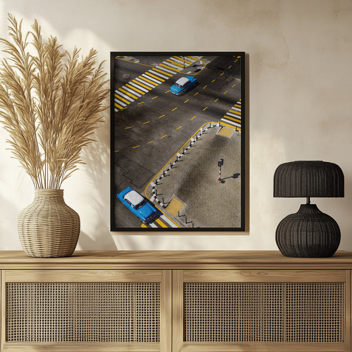Havana Blue Framed Art Andy Bauer | Home or Office Art
