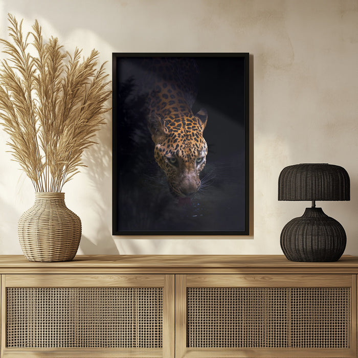Drinking Framed Art Antonyus Bunjamin (Abe) | Home or Office Art