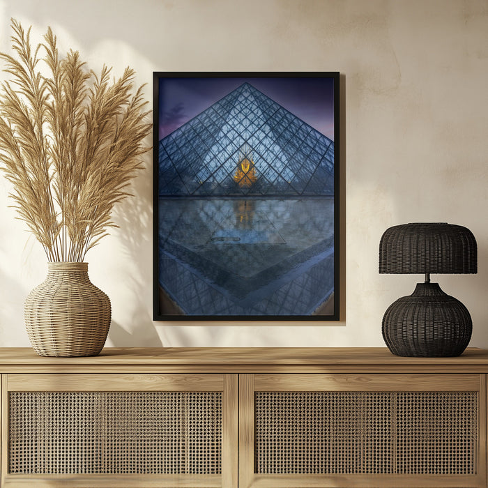 The piramid Framed Art Jorge Lopez Noval | Home or Office Art