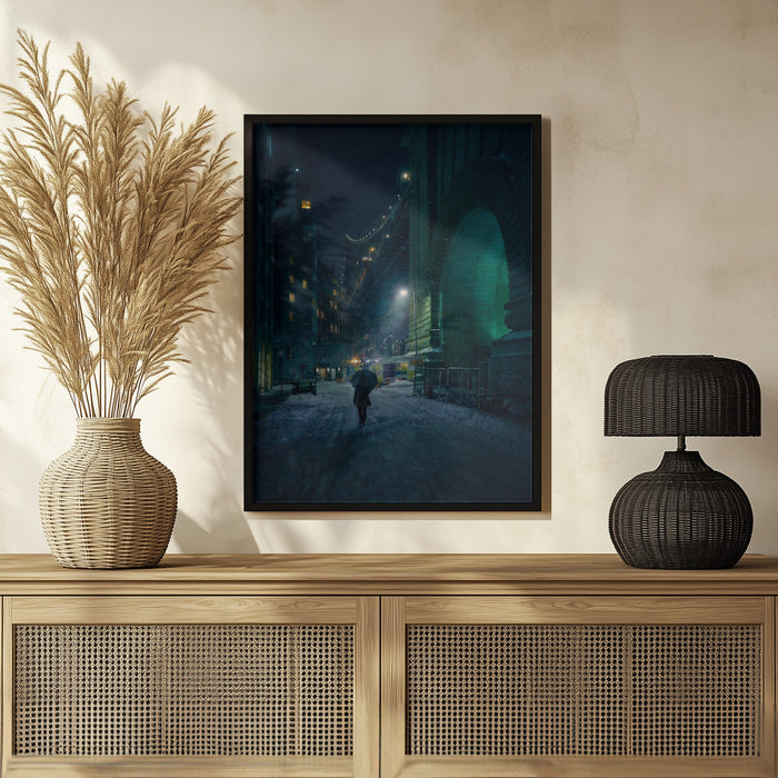 Under the Bridge Framed Art Javier de la Torre | Home or Office Art