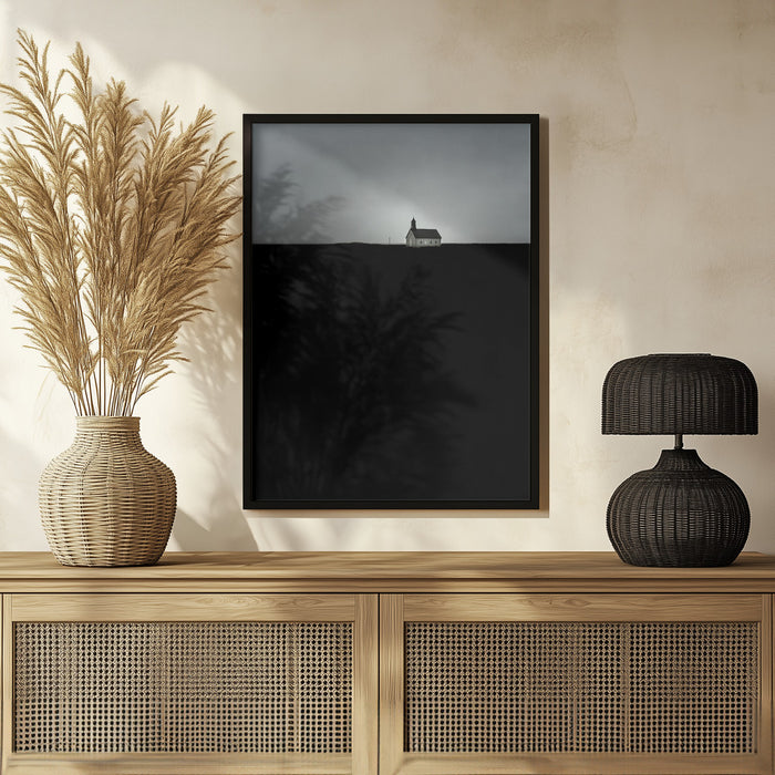 Strandarkirkja Framed Art Wave Faber | Home or Office Art