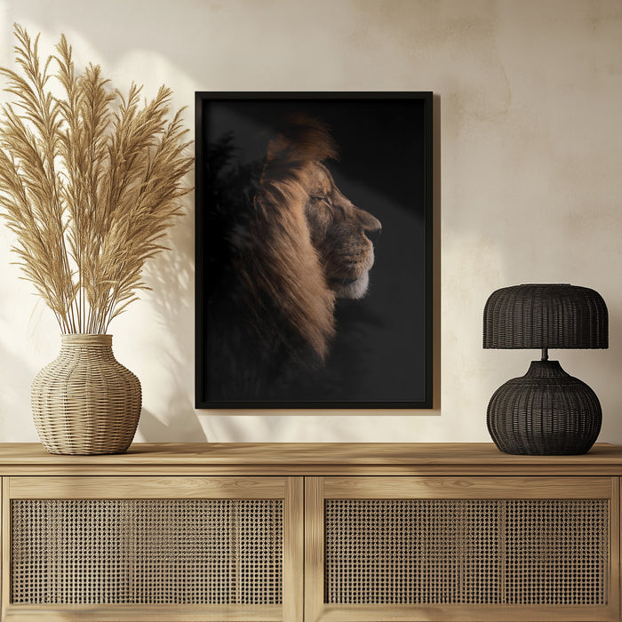 Sleeping King Framed Art Peter Schade | Home or Office Art