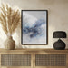 Expressionist Blue Abstract - Françoise Wattré Framed Art | Home or Office Art