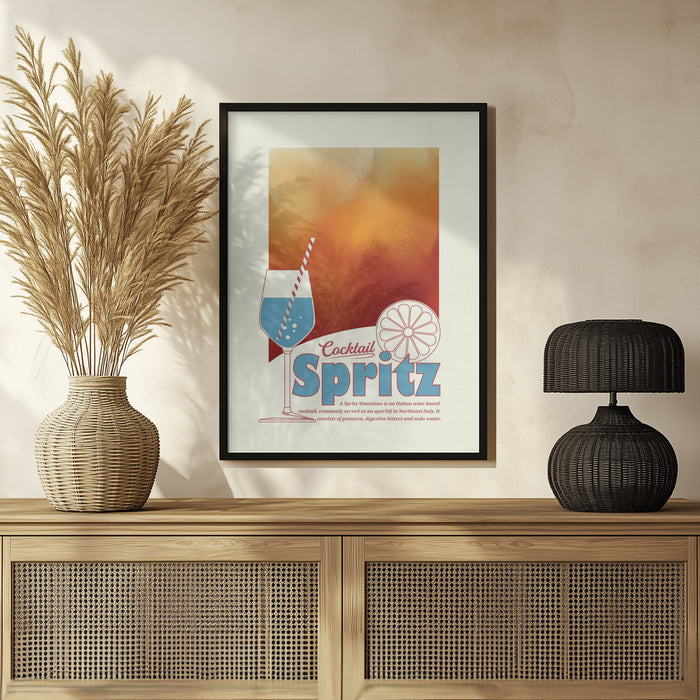 Aperol Spritz print - Dion Gem Framed Art | Home or Office Art