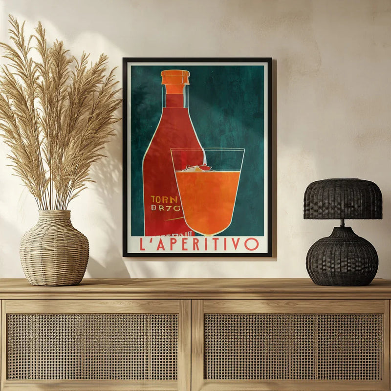 L&#039;aperitivo - Bo Anderson Framed Art | Home or Office Art