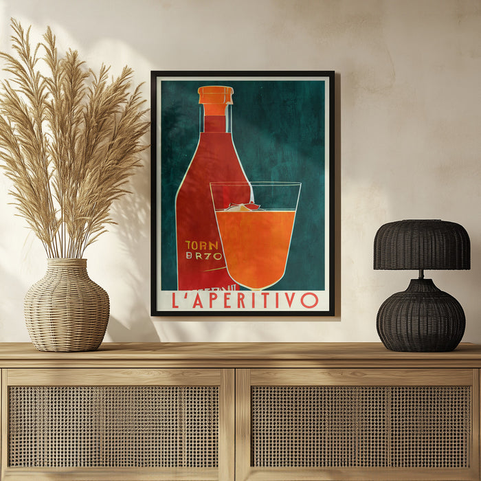 L&#039;aperitivo - Bo Anderson Framed Art | Home or Office Art