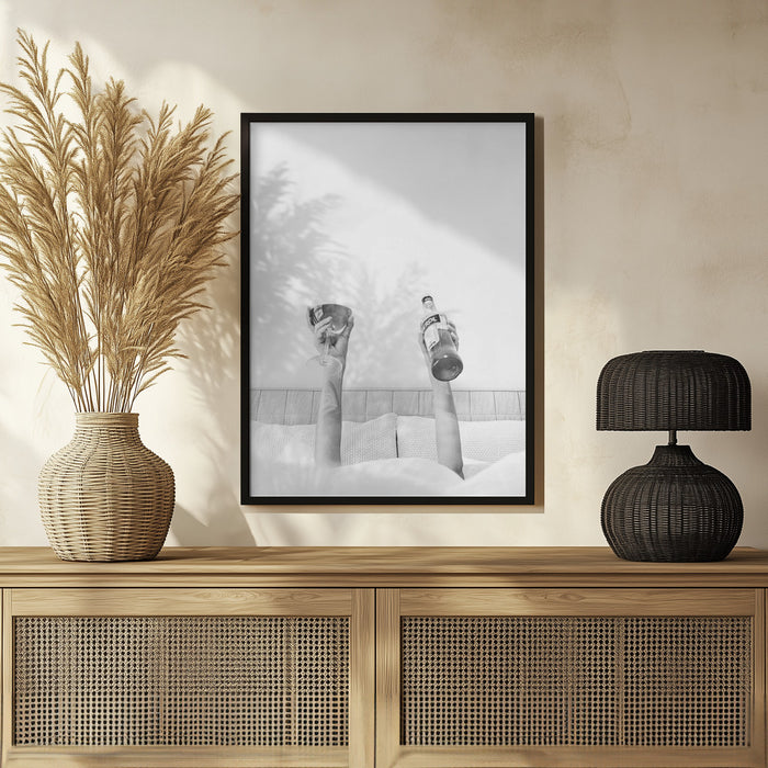 Aperol In Bed Grainy - Pictufy Studio III Framed Art | Home or Office Art