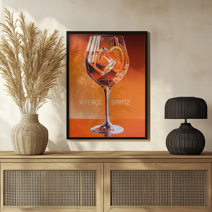 Aperol Spritz Orange - Andreas Magnusson Framed Art | Home or Office Art