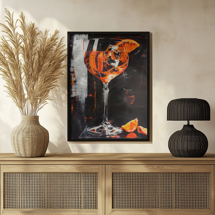 Aperol Spritz Dark Edition - Andreas Magnusson Framed Art | Home or Office Art