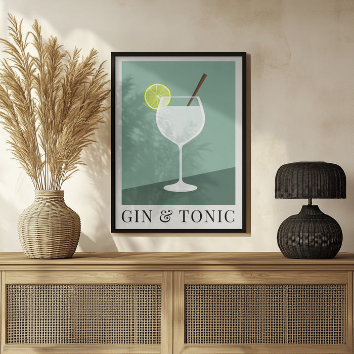 Gin &amp; Tonic - Andreas Magnusson Framed Art | Home or Office Art