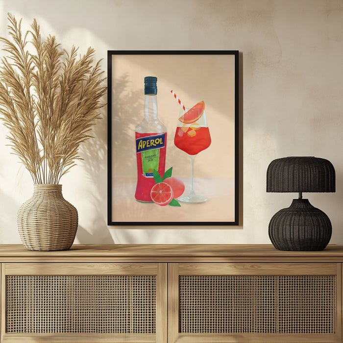 Aperol Spritz - Petra Lizde Framed Art | Home or Office Art