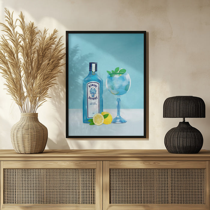 Gin Cocktail - Petra Lizde Framed Art | Home or Office Art