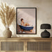 Bathtub Drinks: Pinup Girl Drinking In Bathroom - The Whiskey Ginger Framed Art | Home or Office Art