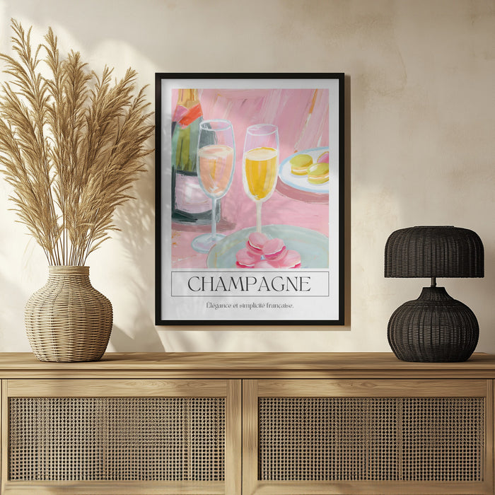 Champagne - Ohkimiko Framed Art | Home or Office Art