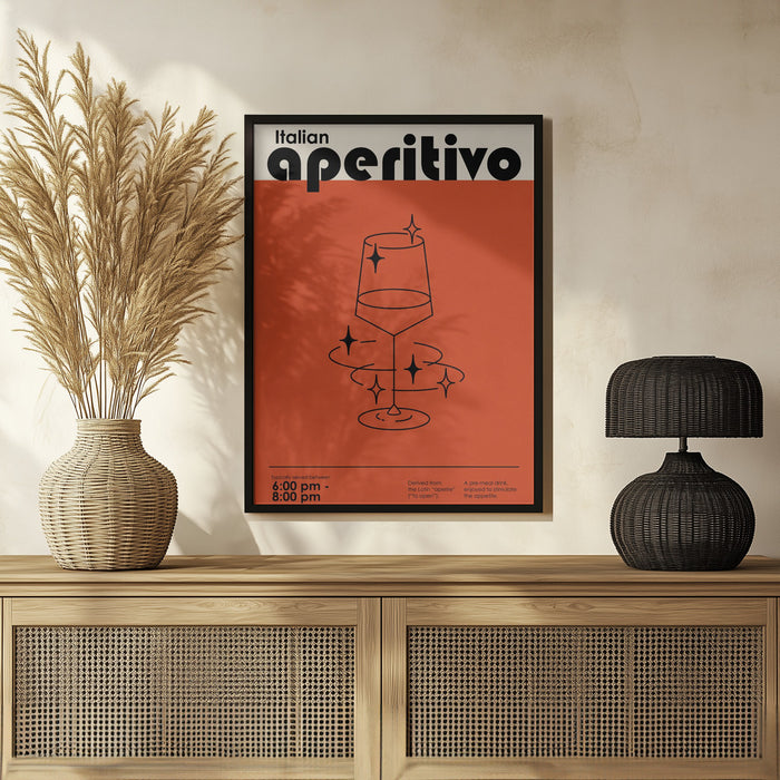 Italian Aperitivo - Paulina Budka Framed Art | Home or Office Art
