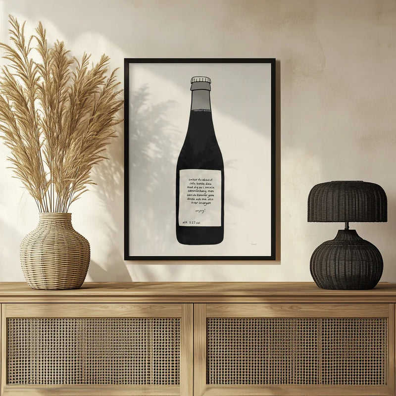 ENJOY - Wilma Wenåker Framed Art | Home or Office Art