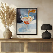 Pouring Lemon Tea into a Glass - Melloi Art Prints Framed Art | Home or Office Art