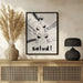 Pictufy Festive Salud Red A2 - Rio Soléy Framed Art | Home or Office Art