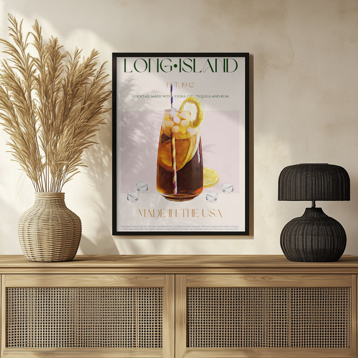 Island Cocktail Delight - Nazma Khokhar Framed Art | Home or Office Art